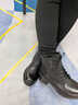 富貴鳥(niǎo)2025新款馬丁靴真皮皮鞋女冬季女鞋青中年人百搭英倫風(fēng)羊毛短靴女 FG5021黑色[羊毛保暖] 38 曬單實(shí)拍圖