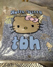 野獸派家居（tbh）Hello Kitty天絲棉服套裝可外穿女士睡衣夏 Hello Kitty天絲棉長(cháng)版家居服套裝 牛仔豹 M 曬單實(shí)拍圖