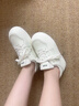 ZHR則則小白鞋女經(jīng)典百搭春季新款厚底增高板鞋輕便小個(gè)子軟底學(xué)生鞋子女 米色 37 曬單實(shí)拍圖