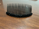 成人碎發(fā)整理神器水鉆前額側邊劉海碎發(fā)插梳發(fā)夾女2025新款發(fā)卡 黑色【11cm】-滿(mǎn)鉆插梳1個(gè) 曬單實(shí)拍圖