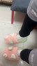 利達妮（TZLDN）包跟棉拖鞋女秋冬季2025新款孕婦月子鞋室內家居防滑保暖毛絨棉鞋 桃粉【可愛(ài)飯團】 38-39 【適合37-38】 曬單實(shí)拍圖