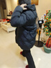 阿究究200斤高檔中長(cháng)款保暖洋氣羽絨服女新款冬季高端氣質(zhì)羽絨棉外套 黑色 XL 【建議120-135斤】高品質(zhì) 曬單實(shí)拍圖