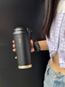 eno鈦杯純鈦保溫杯高顏值吸管咖啡杯外出攜帶水杯男2026新款 暗夜黑-500ml-自用簡(jiǎn)裝 500ml 曬單實(shí)拍圖