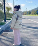 G.DUCKKIDS小黃鴨女童羽絨棉服冬季24新款兒童連帽中大童外套女孩衣服 黑色 160 尺碼13~14歲【150-160cm】 曬單實(shí)拍圖