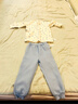 優(yōu)衣庫嬰幼兒寶寶壓線(xiàn)睡衣/長(cháng)袖起居服套裝25秋冬新款478438 01 乳白色 90 曬單實(shí)拍圖