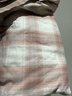 無(wú)印良品（MUJI）女式無(wú)側縫法蘭絨睡衣女士家居服女款純棉25年秋季套裝 女裝 粉紅色格紋 L （上裝165/88A 下裝165/70A） 曬單實(shí)拍圖