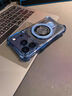 魁焰 適用蘋(píng)果17promax手機殼磁吸帶支架iphone17pro新款16透明高級15pm鏡頭全包14氣囊防摔13硅膠12 【鈦藍色】帶鏡頭膜-氣囊防摔-高透不黃 iPhone 17 Pro 曬單實(shí)拍圖