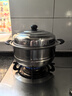 胖東來(lái)高檔食品級316不銹鋼蒸鍋304特厚不銹鋼雙層蒸鍋家用蒸鍋大 清完下架一天+304特厚+ 26cm 曬單實(shí)拍圖