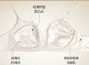 ubras25年新品王妃蕾絲法式貝殼杯女文胸罩輕奢性感內無(wú)鋼圈文胸罩 燕麥奶色 -舒適版 L 80A/80B 曬單實(shí)拍圖