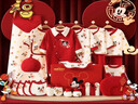 迪士尼（Disney）嬰兒衣服禮盒純棉新生兒春夏秋冬男女寶寶滿(mǎn)月百天見(jiàn)面禮用品a類(lèi) 福氣米奇紅24件套四季款 禮盒裝 66cm (建議0-5個(gè)月) 曬單實(shí)拍圖