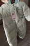 巴拉巴拉童裝嬰兒羽絨服連體衣2025寶寶冬裝加厚哈衣爬服萌趣208425120214 曬單實(shí)拍圖