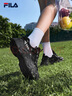 FILA 斐樂(lè )官方女鞋貓爪鞋5代老爹鞋運動(dòng)鞋夏季網(wǎng)面休閑鞋透氣女 黑-BK 38 曬單實(shí)拍圖