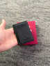 袋鼠男士卡包薄2025新款小駕照駕駛證皮套一體多卡位卡片零錢(qián)包名片夾 黑色 曬單實(shí)拍圖