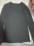 三彩2025秋季新款簡(jiǎn)約純色圓領(lǐng)長(cháng)袖T恤套頭打底衫上衣修身Z 曬單實(shí)拍圖
