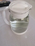 天喜（TIANXI）冷水壺玻璃耐熱高溫家用涼白開(kāi)水杯茶壺套裝扎壺大容量涼水壺 白色2000ml 曬單實(shí)拍圖