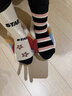 G.duck全棉女童襪子春秋純棉中大童女孩條紋運動(dòng)中筒襪兒童秋冬潮襪 粉色條紋潮襪【裝】 10雙 9-12腳長(cháng)19-23鞋碼32-36 曬單實(shí)拍圖