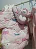嘟嘟家兒童加厚棉服新年紅色冬裝男童保暖外套女童棉襖秋裝寶寶童裝冬款 粉色系滿印 120 曬單實拍圖