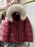 傲列小個(gè)子工裝連帽大毛領(lǐng)短款派克羽絨服女加厚白鴨絨女裝外套2025新 安哥拉紅 S 適合85-100斤 曬單實(shí)拍圖