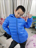 G.DUCKKIDS免洗兒童輕薄羽絨服男童女童大中小童寶寶冬季短款外套易打理 孔雀藍(lán) 90cm 曬單實(shí)拍圖