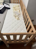 紐貝耳newber嬰兒床 拼接床 兒童床 嬰兒拼接床大床實(shí)木 無(wú)縫可升降護欄 無(wú)極腳柱+4D空氣床墊+城堡床圍 200CM*60CM 曬單實(shí)拍圖
