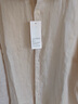 優(yōu)衣庫男裝女裝法國麻襯衫/長(cháng)袖襯衣亞麻休閑477641 477641/30淺米色 L 曬單實(shí)拍圖