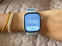 Apple/蘋(píng)果 Watch Series 10 智能手表GPS款42毫米銀色鋁金屬表殼青云色回環(huán)式運動(dòng)表帶MX1L3CH/B 曬單實(shí)拍圖