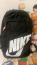 耐克實(shí)用訓練雙肩包冬季拉鏈口袋收納拼接網(wǎng)眼書(shū)包NIKE DD0559 010黑/黑/白 均碼 曬單實(shí)拍圖