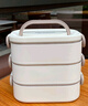 ymer多層保溫飯盒上班族小學(xué)生可微波爐加熱專(zhuān)用便當盒帶飯桶打包餐盒 曬單實(shí)拍圖