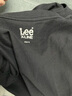 Lee25秋冬新品標準版圓領(lǐng)小Logo貼布男長(cháng)袖T恤 黑色  S  曬單實(shí)拍圖