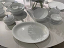 曼遠景德鎮碗家用2025新款高顏值青瓷餐具高級感碗碟套裝家用喬遷碗盤(pán) 祥瑞青瓷【10人配置】 72頭 曬單實(shí)拍圖