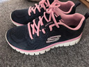 斯凱奇男女鞋跑步鞋旅游鞋透氣運動(dòng)媽媽舒適健步鞋 曬單實(shí)拍圖