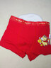 LangSha兒童紅色內褲本命年純棉平角褲女童女孩寶寶鴻運短褲4條裝 女童歡喜小馬 160 建議體重60-70斤 曬單實(shí)拍圖
