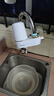 美的（Midea）凈水器水龍頭過(guò)濾器家用自來(lái)水過(guò)濾器凈水器直飲廚房衛生間通用除余氯除水垢雙出水可清洗濾芯 微氣泡一機6芯【12級去除農殘】 曬單實(shí)拍圖