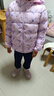迪士尼兒童羽絨服輕薄童裝女童棉服外套2025秋冬新款寶寶短款羽絨服衣服 曬單實(shí)拍圖