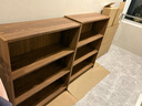 宜家（IKEA）BILLY畢利書(shū)架置物柜收納柜收納儲物展示柜落地客廳分層 褐色 胡桃木紋80x28x106cm 曬單實(shí)拍圖