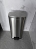 金柯 30L 不銹鋼垃圾桶大號 腳踏式 帶蓋 方形分類(lèi) 酒店大堂辦公室商場(chǎng)走廊戶(hù)外 商用 砂銀鋼 曬單實(shí)拍圖