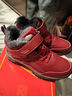 足力健大師老人鞋女冬季加絨保暖棉鞋防滑防水中老年健步鞋媽媽鞋大碼雪地靴 9705棗紅 （送襪子） 40 曬單實(shí)拍圖