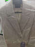 伯德小姐教資面試西服套裝女職業(yè)正裝考公氣質(zhì)通勤小個(gè)子西裝外套 DX164 米色西裝 XL 適合120-130斤可穿 曬單實(shí)拍圖