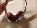 Erilles頭戴式藍牙耳機2026年新款經(jīng)典復古小頭戴休閑擺拍娛樂(lè )無(wú)線(xiàn)降噪智能設備 杏色 曬單實(shí)拍圖