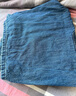 優(yōu)衣庫男裝女裝牛仔工裝短褲/水洗產(chǎn)品褲子休閑寬松中褲477165 66 藍色 2XL /185/104C 曬單實(shí)拍圖