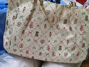 天丂托特包女士腋下高級感2025新款時(shí)尚可愛(ài)單肩印花學(xué)生通勤上課韓版 小熊印花托特包【白色不帶掛件】 曬單實(shí)拍圖