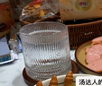 曼薇威士忌酒杯子家用水晶洋酒杯輕奢高端不倒翁旋轉玻璃啤酒杯帶杯墊 【混搭：6只裝】每款各1只 曬單實(shí)拍圖