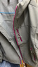 凡客誠品（VANCL）官方店休閑保暖運動(dòng)防風(fēng)軟殼衣連帽外套男 熔巖灰/玫紅 L 曬單實(shí)拍圖