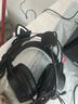 ONIKUMA電腦耳機頭戴式有線(xiàn) 電競游戲吃雞耳機帶麥克風(fēng)話(huà)筒RGB發(fā)光貓耳朵耳機男女生網(wǎng)紅主播直播降噪耳麥 黑色貓耳版（RGB發(fā)光頭梁）耳機 曬單實(shí)拍圖