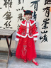 女童冬裝漢服兒童冬季中國風(fēng)拜年服唐裝加厚小女孩過(guò)年衣服新年裝 079紅色加厚【送流蘇】 140 【建議46-55斤】 曬單實(shí)拍圖