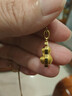 周六福 黃金葫蘆吊墜女碎碎金黃金鑲嵌5G足金小葫蘆 計價(jià) 絨光金大版-7.21g 曬單實(shí)拍圖