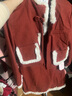 謎秀新年中國風(fēng)新年戰袍兩件套秋冬小香風(fēng)羽絨本命年保暖外套半身裙女 復古紅羽絨外套 L 曬單實(shí)拍圖