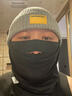 MOTOROID滑雪口罩秋冬女滑雪面罩保暖防風(fēng)防寒戶(hù)外騎行登山護頸圍脖護耳罩 黑色(粉繩) 曬單實(shí)拍圖