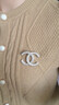 香奈兒（Chanel）經(jīng)典雙C時(shí)尚休閑胸針女款節日送禮 AB8447-B08305-NI571 曬單實(shí)拍圖