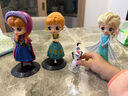 冰雪奇緣安娜公仔艾莎Elsa愛(ài)莎公主模型蛋糕烘焙裝飾擺件禮物 一代艾莎+一代安娜(+雪寶) 曬單實(shí)拍圖